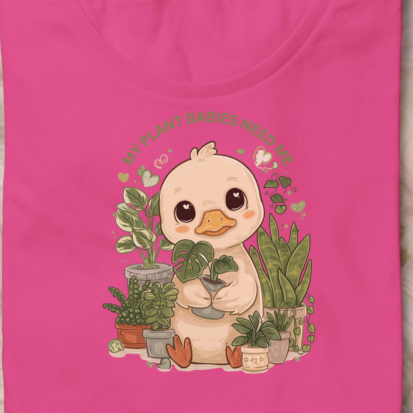Goose and Plant Babies PNG, Gardening Clipart (Digital Download)