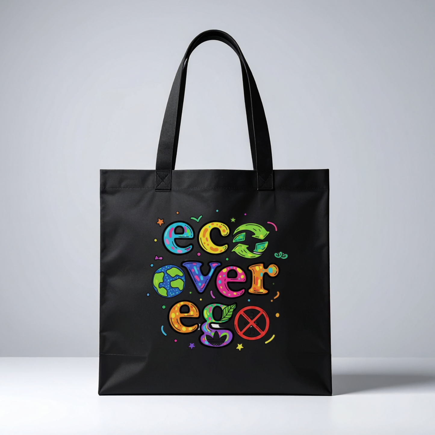 Echo Over Ego PNG Design: Modern Doodle, Mindful Quote Art (Digital Download)