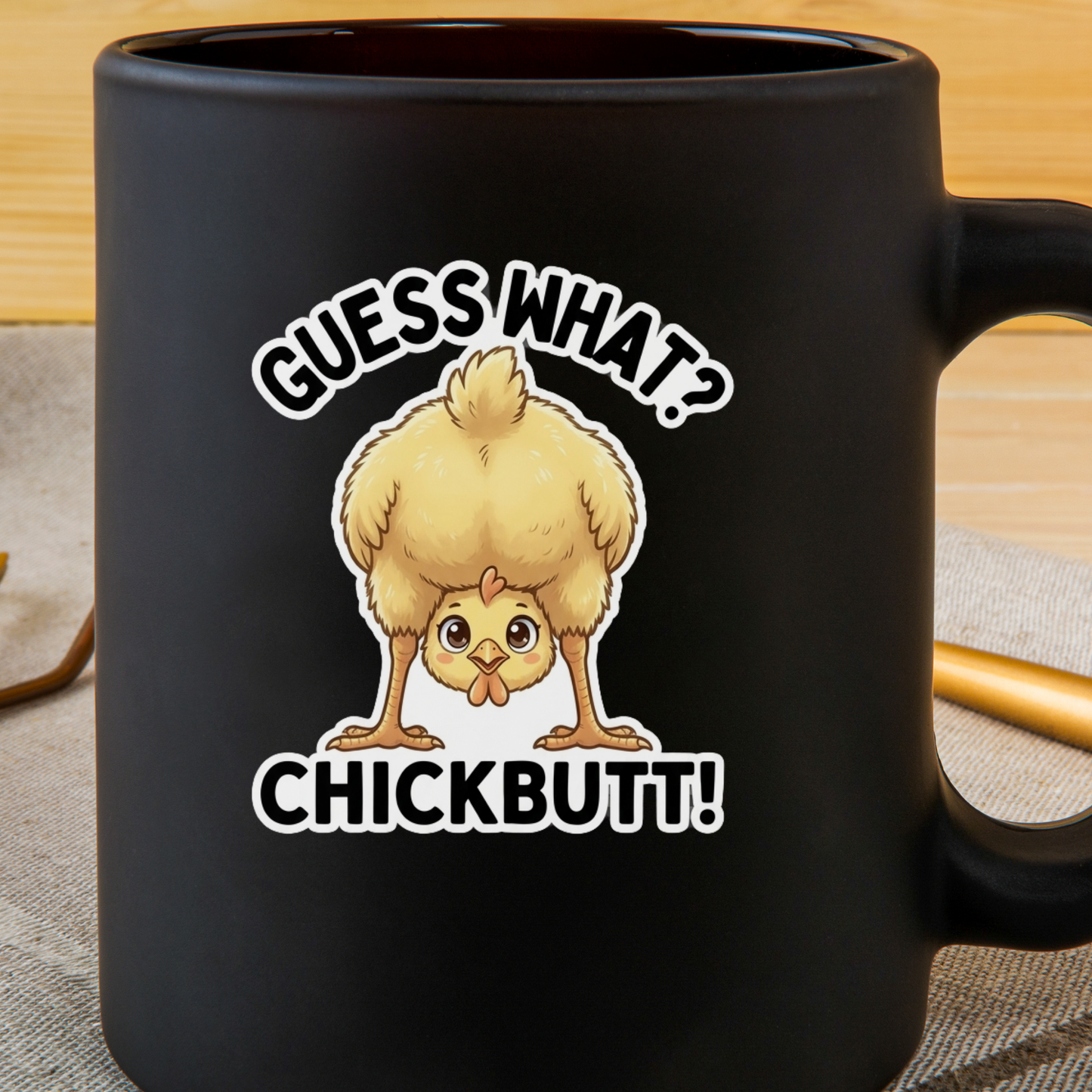 Guess What Chickbutt PNG, Funny Chicken Joke Sublimation Design, Cute Baby Chick Peeking Clipart, Hilarious Dad Joke Shirt Graphic, Sarcastic Animal Pun DTF Print, Playground Humor Tee, Digital Download