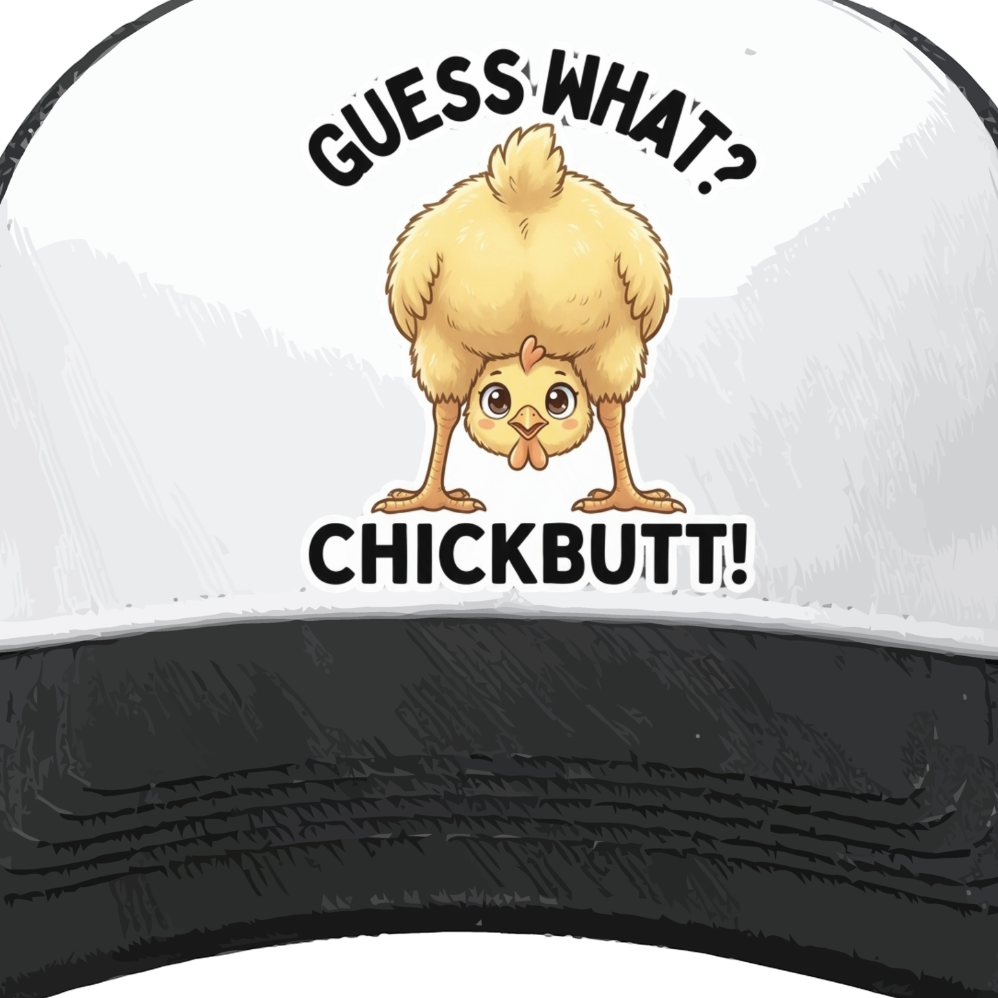 Guess What Chickbutt PNG, Funny Chicken Joke Sublimation Design, Cute Baby Chick Peeking Clipart, Hilarious Dad Joke Shirt Graphic, Sarcastic Animal Pun DTF Print, Playground Humor Tee, Digital Download