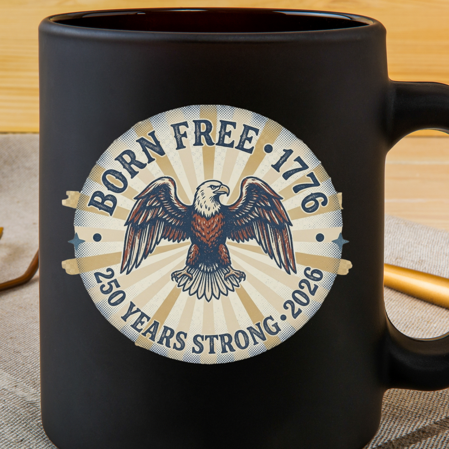 Born Free 1776 PNG, 250 Years Strong 2026 Sublimation Design, Vintage Eagle Patriotic PNG, America 250th Anniversary Shirt Design, 4th of July Eagle PNG, Retro Americana Digital Download, Independence Day DTF Transfer