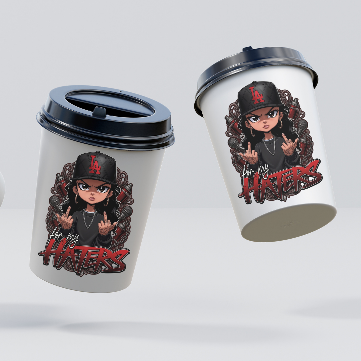 For My Haters PNG, Savage Girl Sublimation Design, LA Hip Hop Chibi Girl PNG, Urban Street Style PNG, Baddie Girl Shirt Design, Sweatshirt PNG Download, Attitude Girl Graphic Tee Design