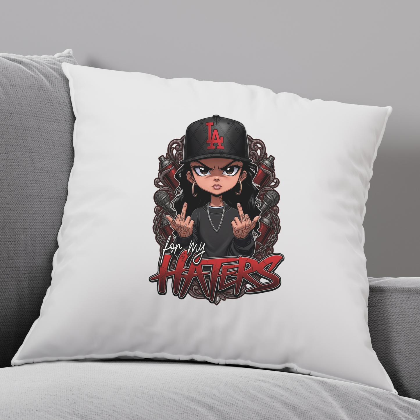For My Haters PNG, Savage Girl Sublimation Design, LA Hip Hop Chibi Girl PNG, Urban Street Style PNG, Baddie Girl Shirt Design, Sweatshirt PNG Download, Attitude Girl Graphic Tee Design