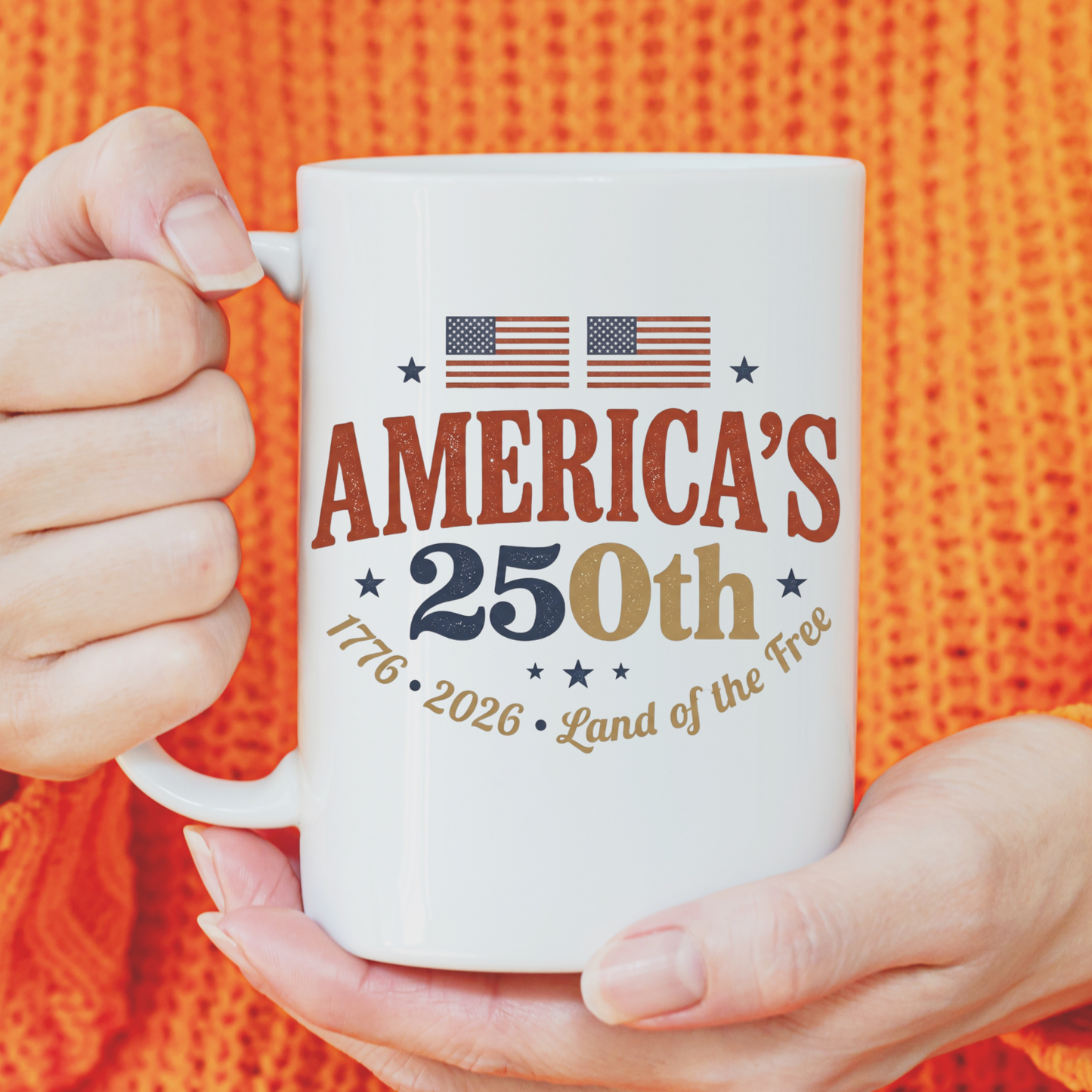America's 250th PNG, Vintage Patriotic Sublimation Design, US Semiquincentennial Mug Graphic, Retro 1776-2026 Land of the Free, Distressed USA Independence Day DTF, Fourth of July History Gift, Digital Download