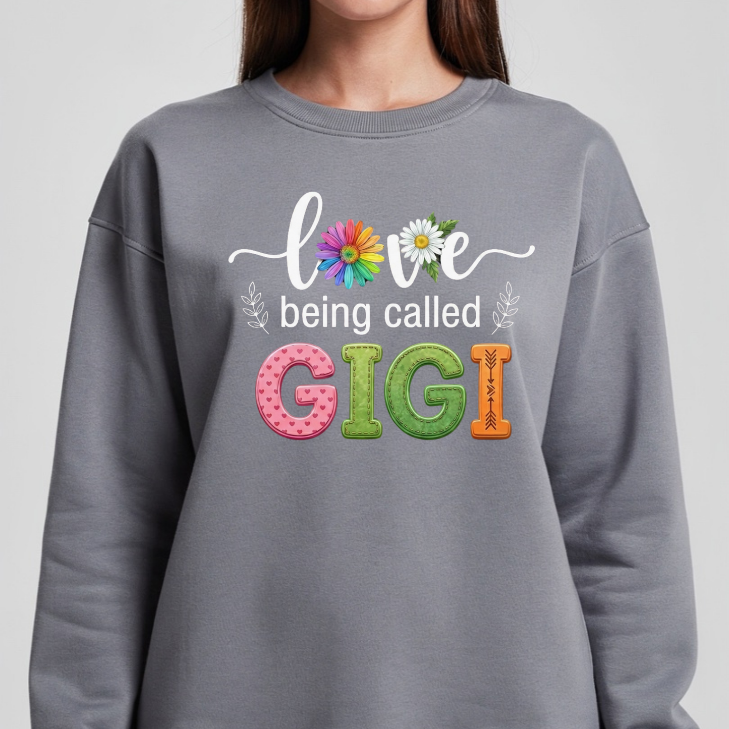 Love Being Called Gigi PNG, Rainbow Daisy Gigi Sublimation Design, Grandma Birthday Shirt Graphic, Applique Bubble Letters DTF File, Cute Mother's Day Grandparent Clipart, Proud Gigi Sweatshirt Design, Digital Download
