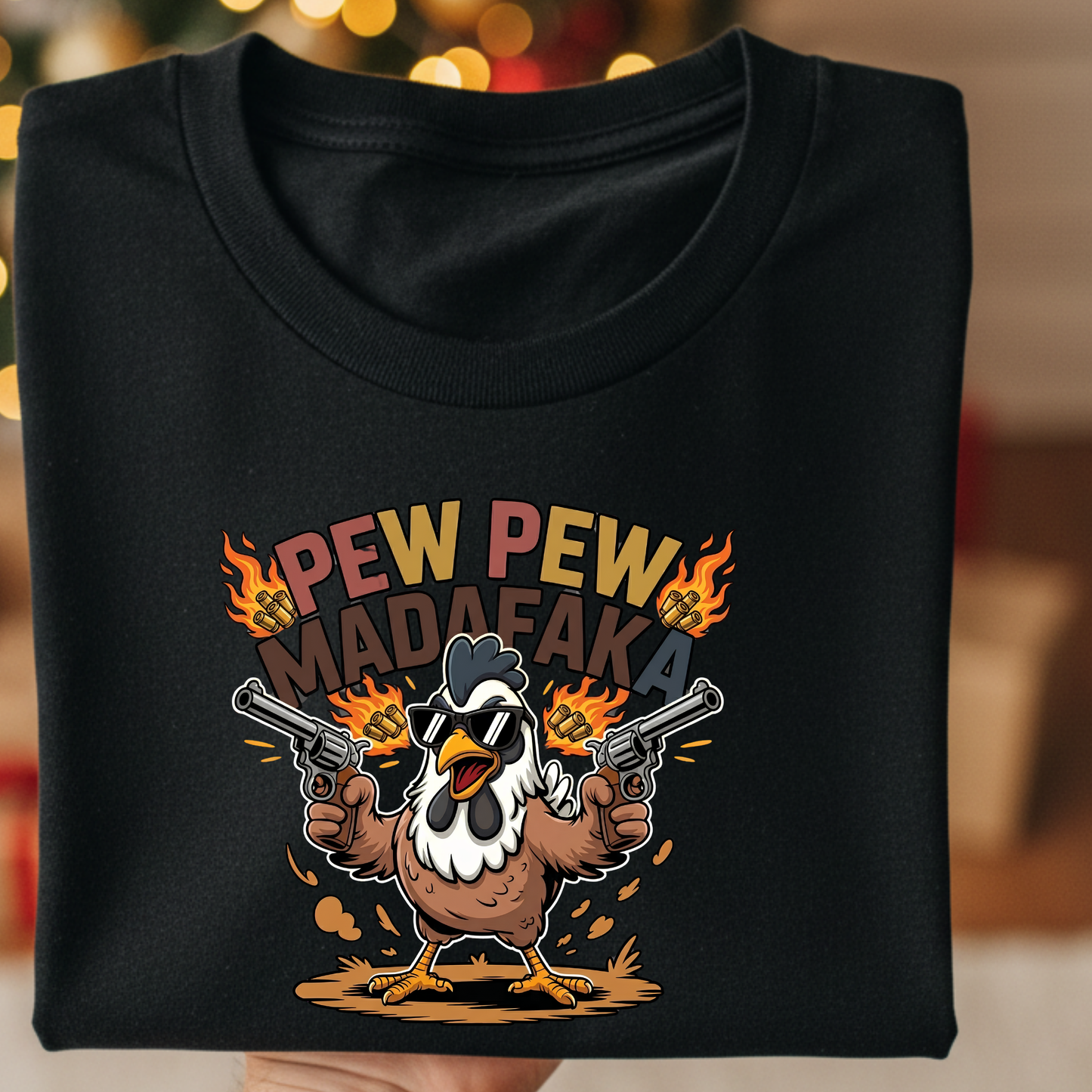 Pew Pew Madafaka PNG, Funny Chicken Dual Wielding Guns Sublimation, Edgy Rooster Meme Shirt Design, Badass Crazy Chicken DTF Graphic, Hilarious Adult Humor Clipart, Revolver Pistol Flame Vector, Digital Download