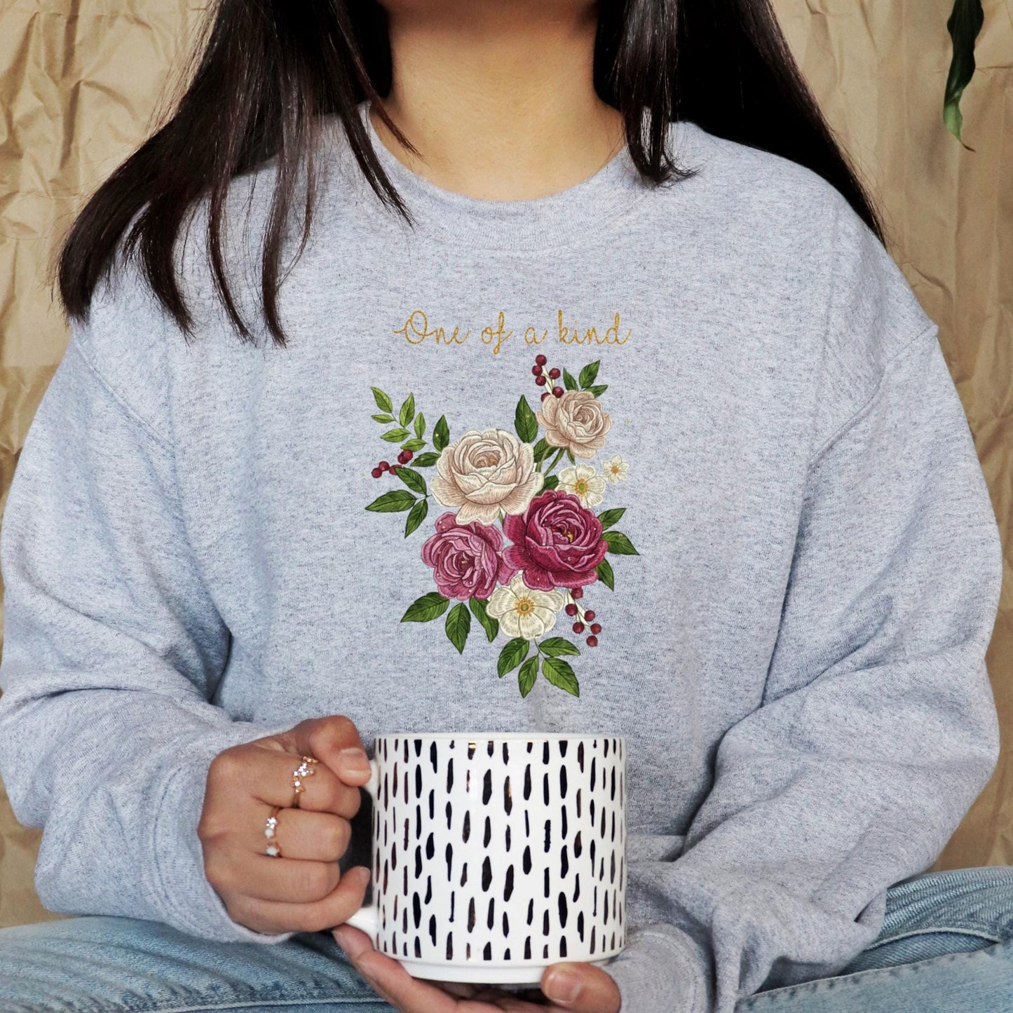 Autumn Floral T-Shirt Clipart: Boho Flower PNG (Digital Download)